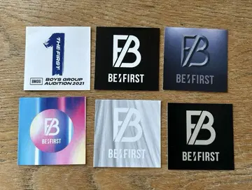 BE:FIRST 해시태그 캠페인 스티커 6장 묶음 판매