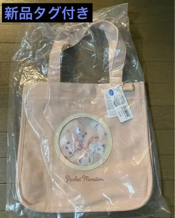 포켓몬스터 토트백 핑크 님피아 런치백