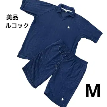 [새상품급] 르꼬끄 셋업 룸웨어 파일 원단 상하의 세트 M