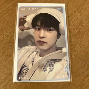 POPUP StrayKids SKZ 사우나 구매 혜택 트레이딩 카드 승민