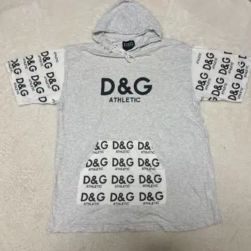 D&G ATHLETIC 후디 L 그레이 헤더 레어
