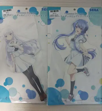 Summer Pockets 빅 아크릴 스탠드 나루세 시로하 소라도 아오이