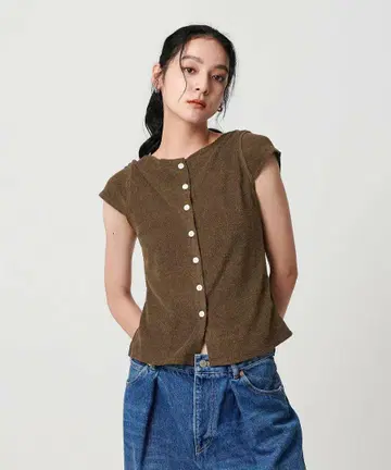 Beauty&Youth 캡 슬리브 상의