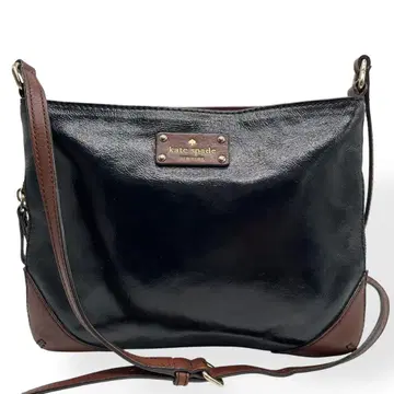 컨디션 최상 Kate Spade 케이트 스페이드 숄더백 블랙 가죽