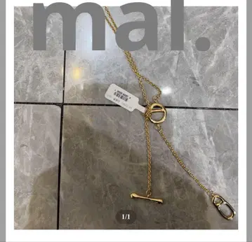 mal. 골드 롱 목걸이