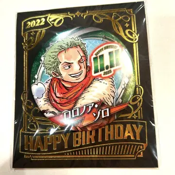 원피스 ONEPIECE 생일 캔뱃지 2022 조로