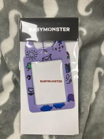 미사용 새상품 BABYMONSTER 로라 트레이딩 카드 케이스 베비몬