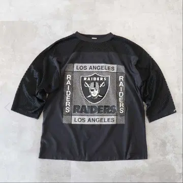 Raiders 레이더스 메쉬 절개 구제 의류 NFL 티셔츠 롱티