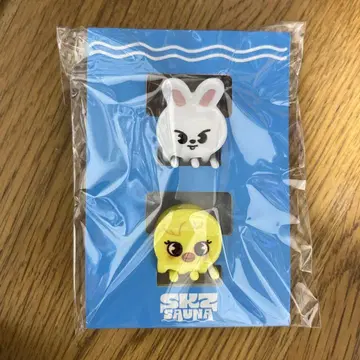 SKZ SAUNA 헤어 클립 폭아리 Lee비트