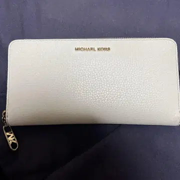 MICHAEL KORS 화이트 가죽 장지갑