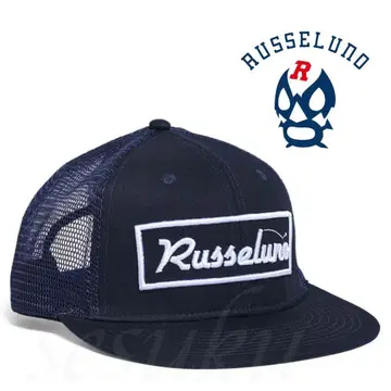 러셀노 골프 BOX LOGO MESHCAP 루차 캡 모자 네이비