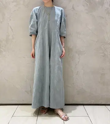 6(ROKU) / COTTON DOBBY DRESS 반팔 원피스