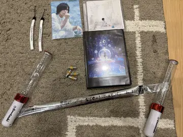 아마츠키 굿즈 세트 응원봉 DVD 은박 테이프