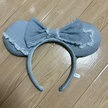 미니 머리띠 데님 디즈니