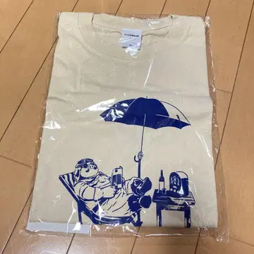 지브리의 입체 조형물전 T셔츠 포르코 M 사이즈 샌드 베이지