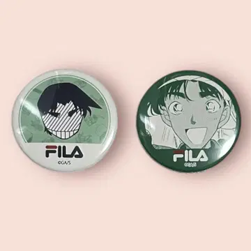 레어 명탐정 코난 FILA 콜라보 하인성 캔뱃지