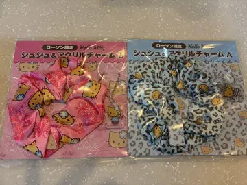 로손 갸루 키티 스크런치 & 아크릴 참