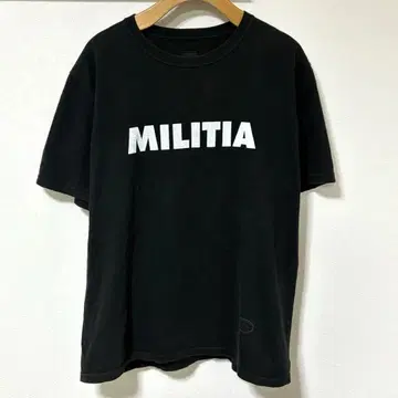 TANGTANG 탄탄 MILITIA 티셔츠 블랙 L 사이즈