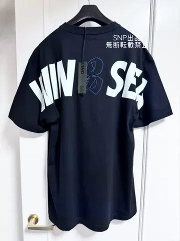 WIND AND SEA 텐진유 TENJINYU 콜라보 로고 티셔츠 L
