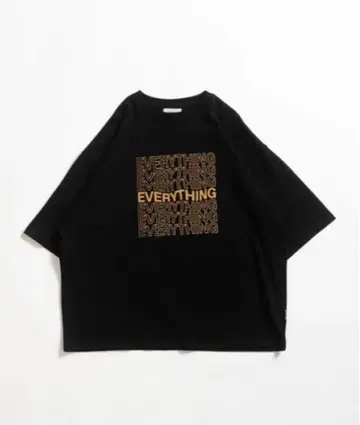 OVERSIZED GRAPHIC TEE BLACK M