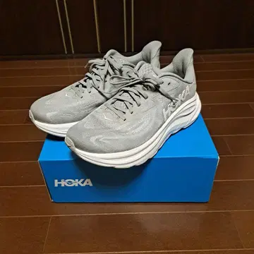 새상품급 hoka clifton 10 wide 그레이