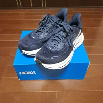 새상품급 hoka clifton 10 wide 네이비