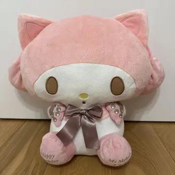 마이멜로디 복숭아 고양이 코스프레 생일 초BIG DX 봉제 인형