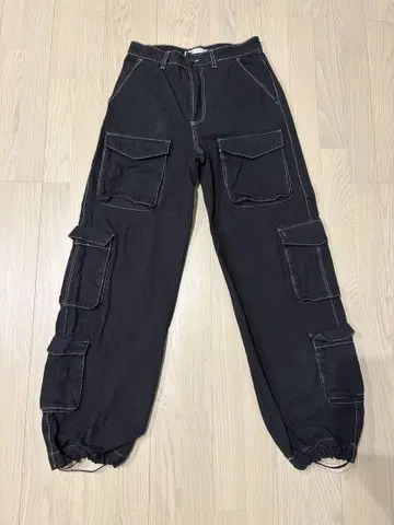 ZARA 블랙 카고 팬츠