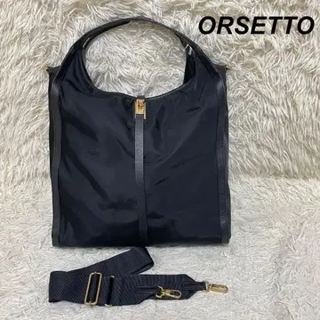 ORSETTO 토트백 숄더백 2way A4 블랙