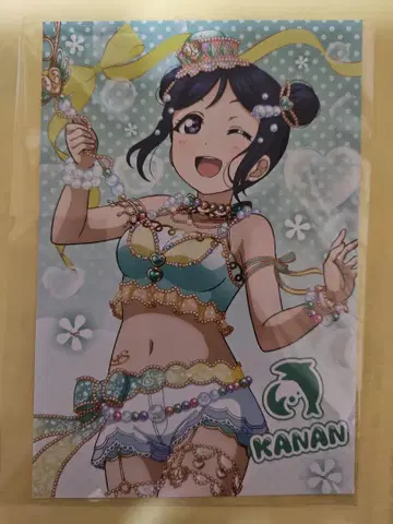 러브라이브 Aqours 키친카 썸머 드링크 엽서 마츠우라 카난