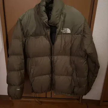 [레어] THE NORTH FACE 눕시 올리브 다운 자켓 L