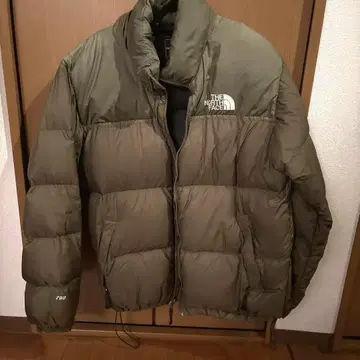 [레어] THE NORTH FACE 눕시 올리브 다운 자켓 L