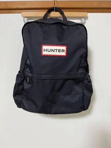 HUNTER 블랙 백팩