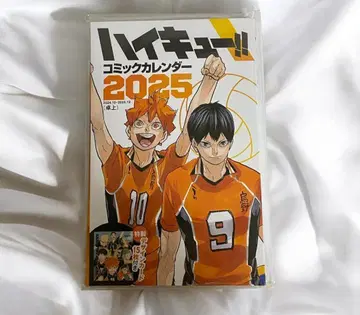 하이큐!! 코믹 달력 2025 특제 디자인 카드 15매 포함