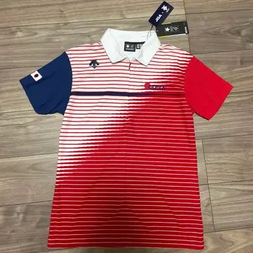 데상트 국가대표팀 모델 라이징 프린트 숏 슬리브 셔츠