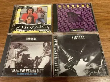NIRVANA 89년 Live 4장 세트 CD
