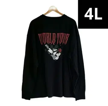 4L 기타 락 미키 Mickey 디즈니 Disney 롱T
