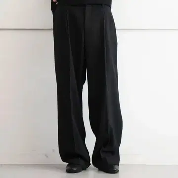 KAIKO Wide slacks 'BLACK' O 다이칸야마