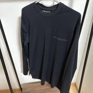 Y-3 블랙 롱 T셔츠
