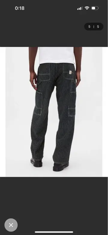 GAP 배기 카펜터 데님