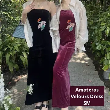 Amateras 벨로아 튜브탑 드레스 SM
