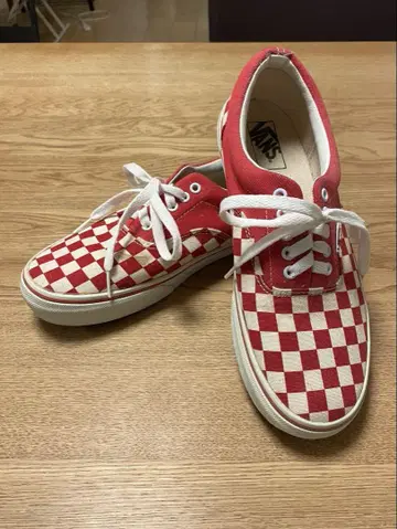 VANS 반스 에라 레드 체커