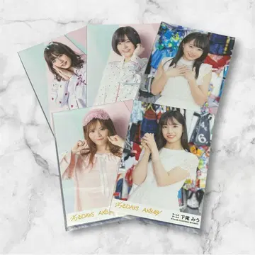 AKB48 지와루 DAYS 브로마이드 5장 세트