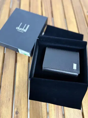 새상품 dunhill 던힐 코인 케이스 동전 지갑 가죽 블랙