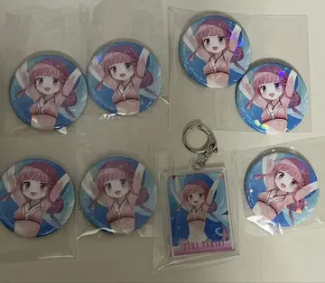 마기레코 마기아 레코드 타마키 이로하 캔뱃지 7개와 키링 세트