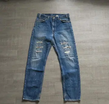 Levis 90년대 멕시코 505 그런지 데님 오렌지탭 W34