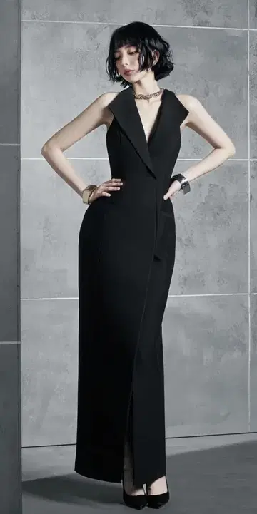 GIANA METRE Blazer Dress 블랙