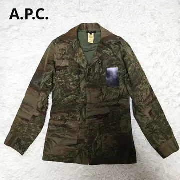 명작 A.P.C. 아페쎄 올 패턴 밀리터리 자켓