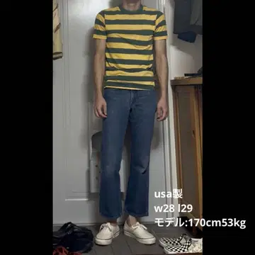 [ usa제 70년대 ] Levis 플레어 데님 팬츠 부츠컷 66 전기