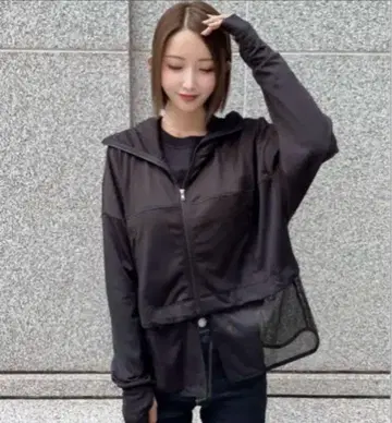 시이쨩 차광 후드티 (메쉬 있음)